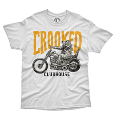 T-shirt Ancien Modèle Crooked Clubhouse - Blanc / S