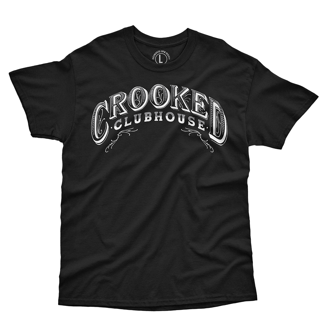 Crooked Clubhouse Silver Tongue Devil Tee