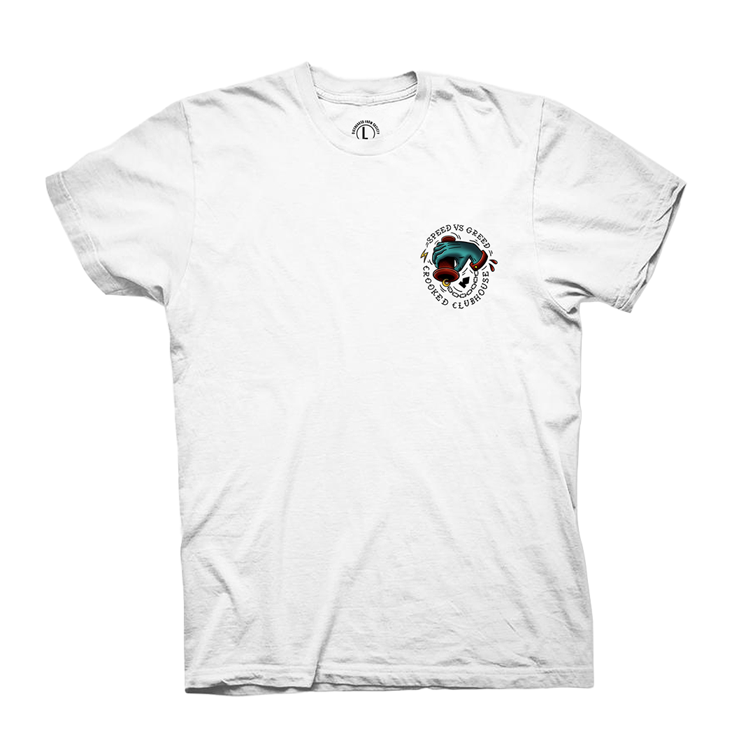 Crooked Clubhouse Step Riders Tee (Closeout)