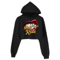 Crooked Clubhouse Women's Lips 2 Cropped Hoodie