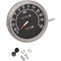 Drag Specialties 5" Dash Mount Speedometer (mph)