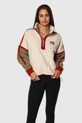 Chandail Sherpa 1/4 zip pour femme TEAMLTD