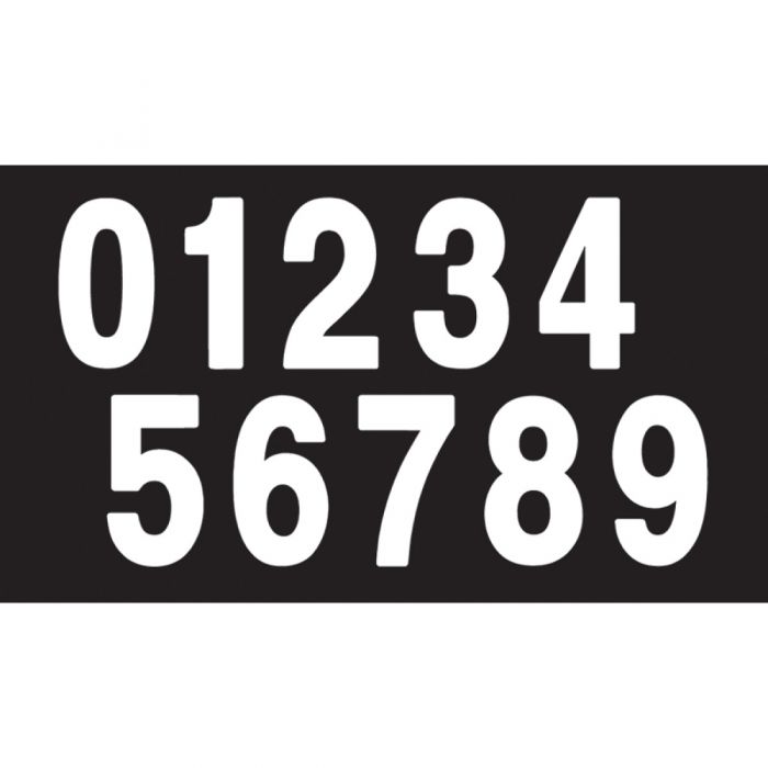 Factory Effex Pro 4" Number Stickers
