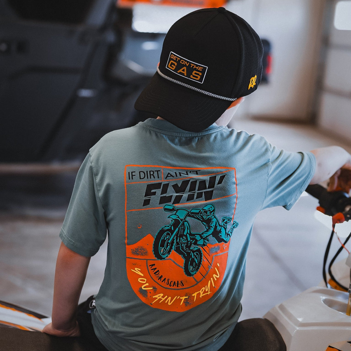 Rad Rascals Youth If Dirt Ain't Flyin' Tee