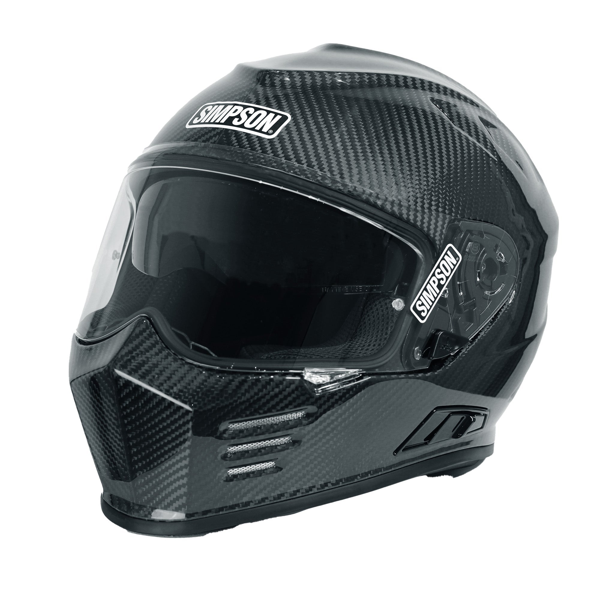 Casque moto Simpson Ghost Bandit Carbone