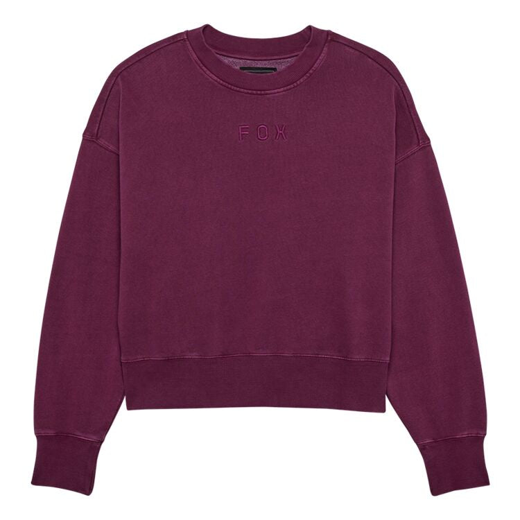 Fox Racing Women's Wordmark Oversized Crew Pullover
