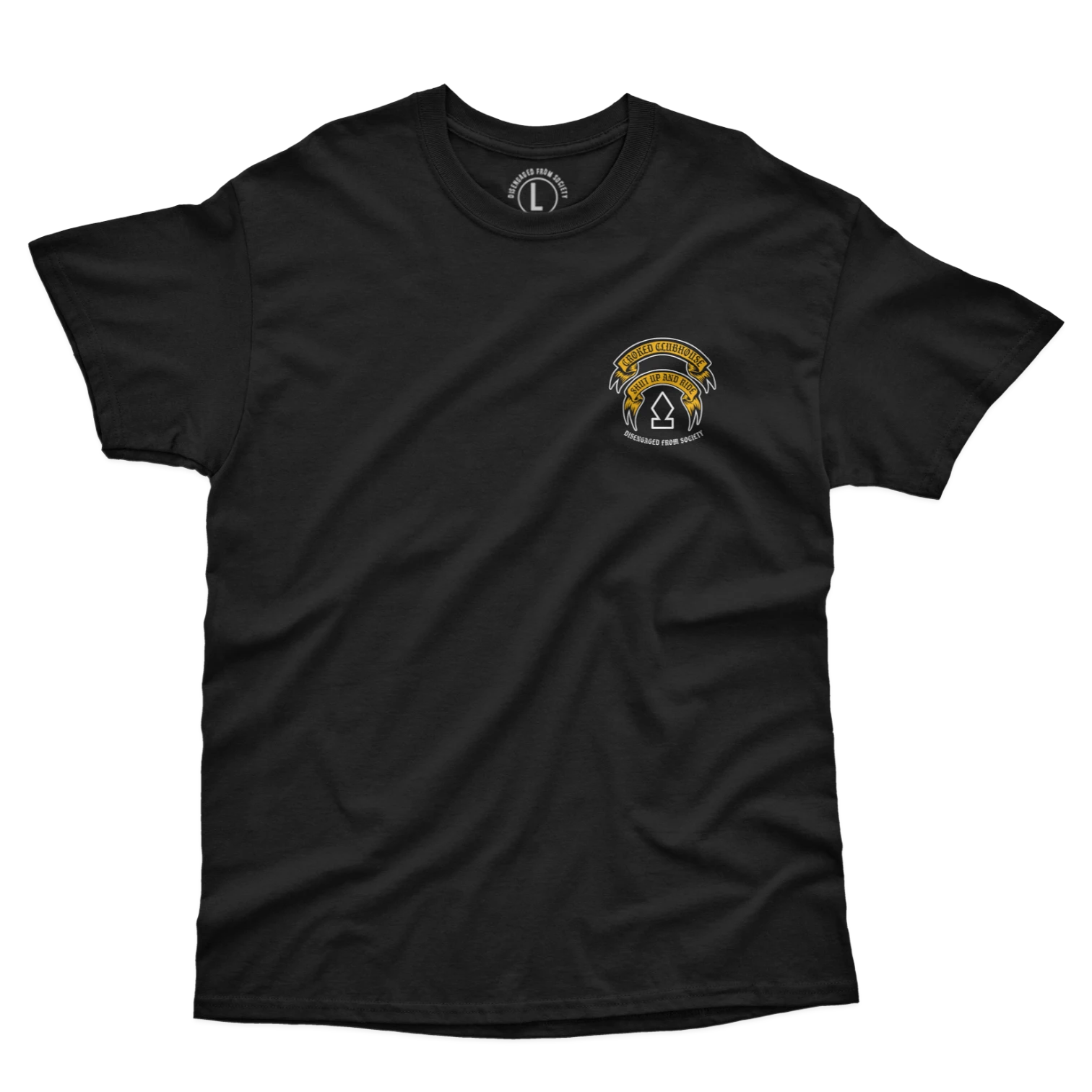 Crooked Clubhouse Blue Eagle Tee