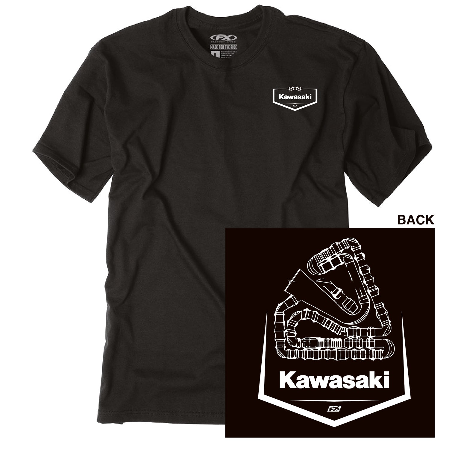 T-shirt Kawasaki Track Factory Effex