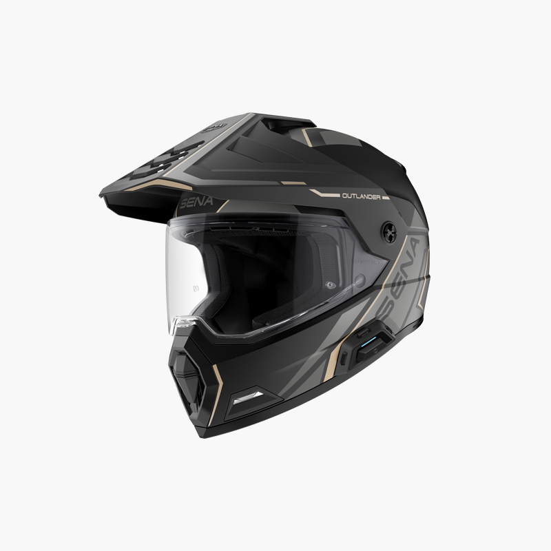 Sena Outlander Smart Solid Dual Sport Helmet