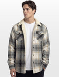 TEAMLTD Plaid Sherpa Jacket