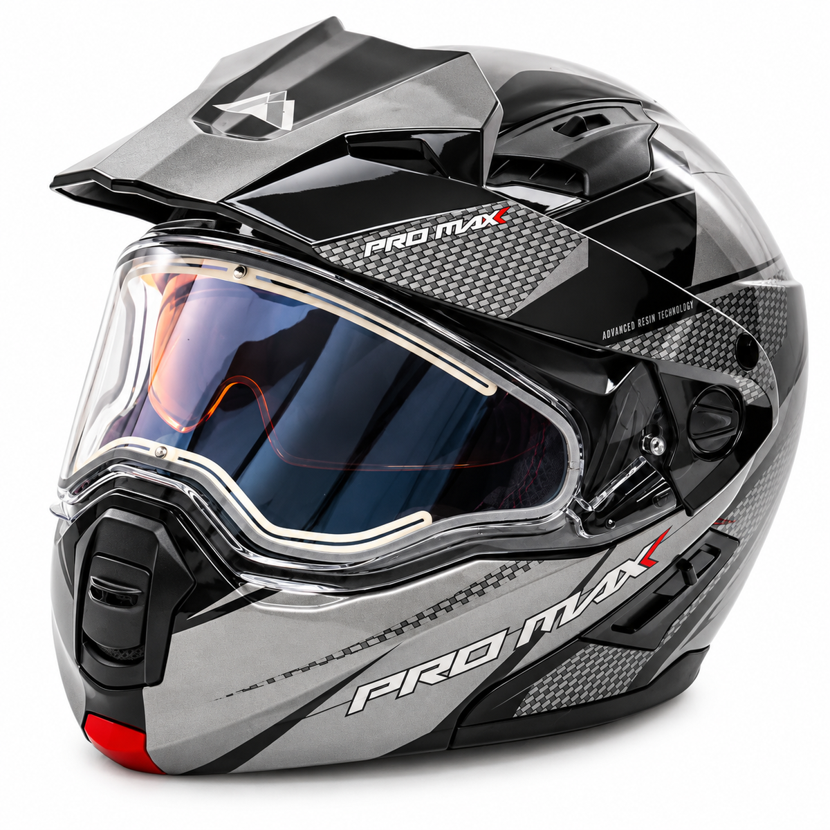 Pro Max PX-Evo Modular Snowmobile Helmet with Electric Lens