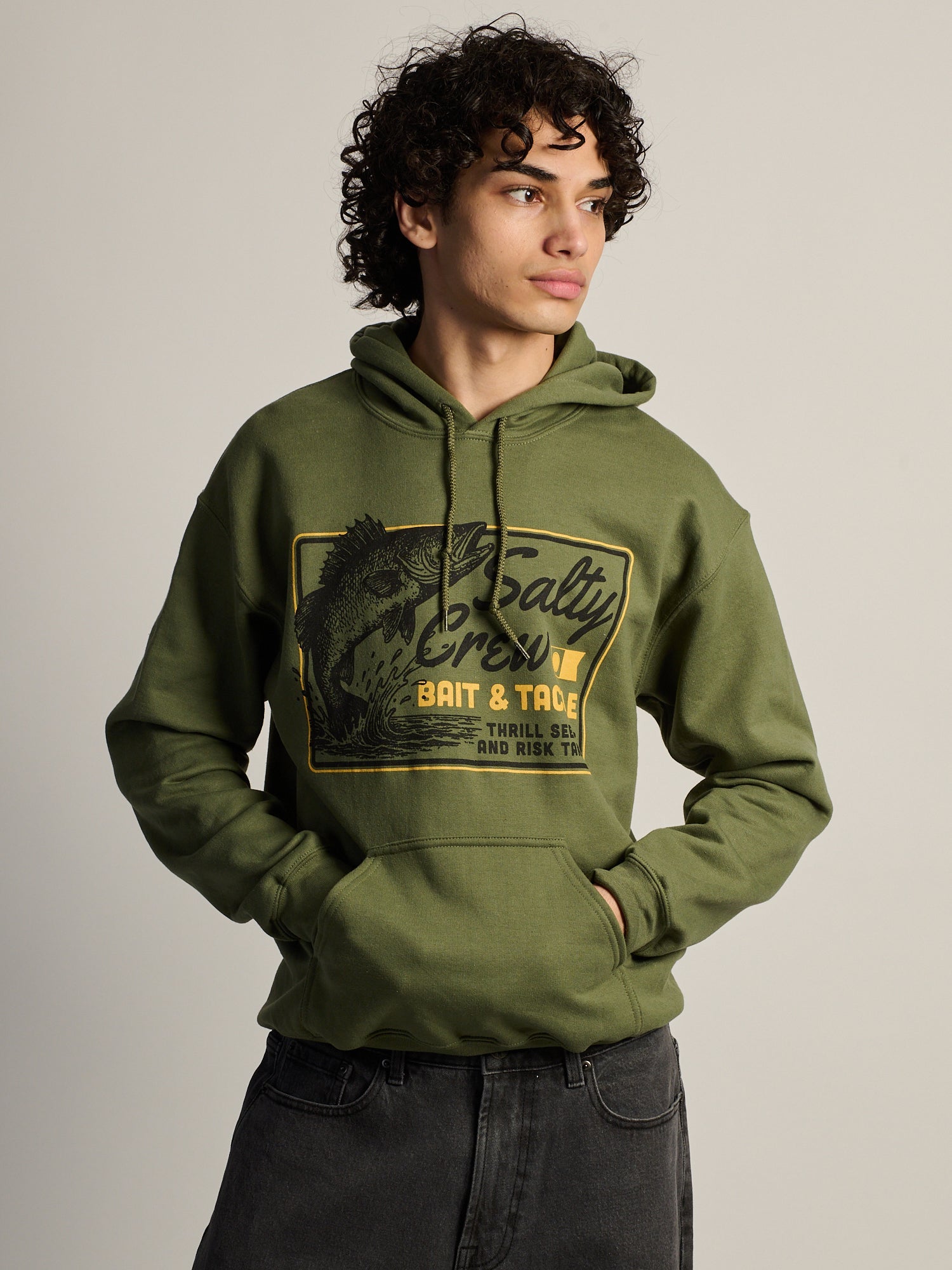 Sweat à capuche Salty Crew Walleye Lake
