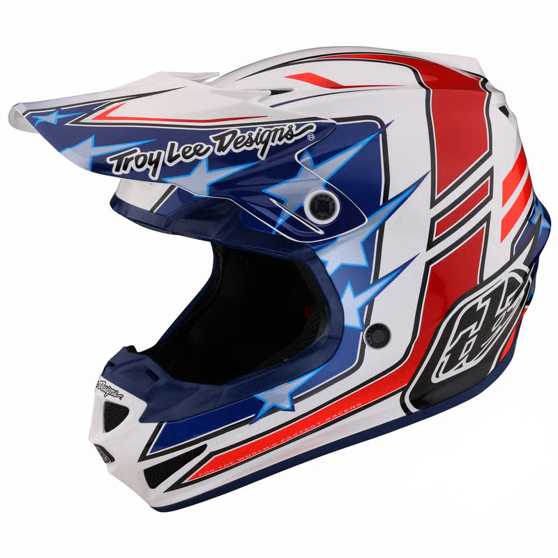 Casque Troy Lee Designs SE4 Polyacrylite Flagstaff pour Jeunes