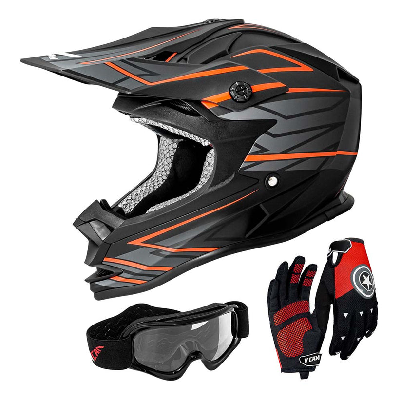 Vcan Youth VXY38 MX Helmet