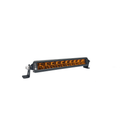 Série câblée Vivid Lumens : Barre lumineuse combo ambre simple rangée 12 po
