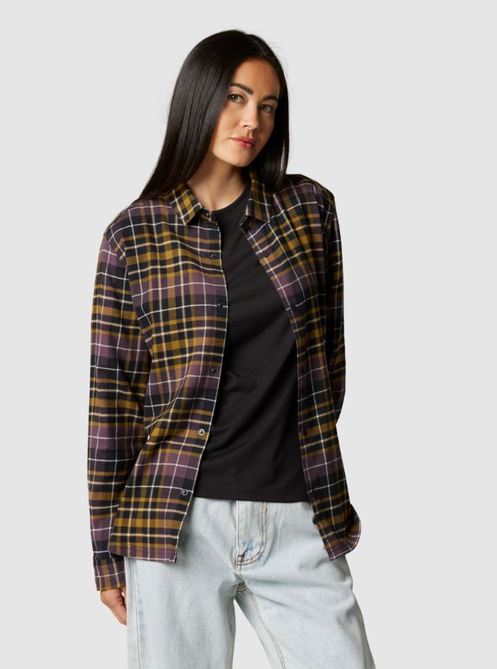 Chemise à Carreaux Extensible Femme Fox Racing Foxlover (Liquidation)