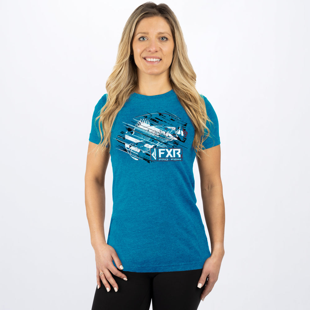 T-shirt premium FXR Walleye pour femme (Liquidation)