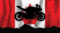 Autocollant drapeau canadien Royal Distributing