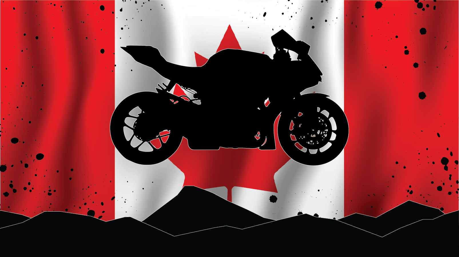 Autocollant drapeau canadien Royal Distributing