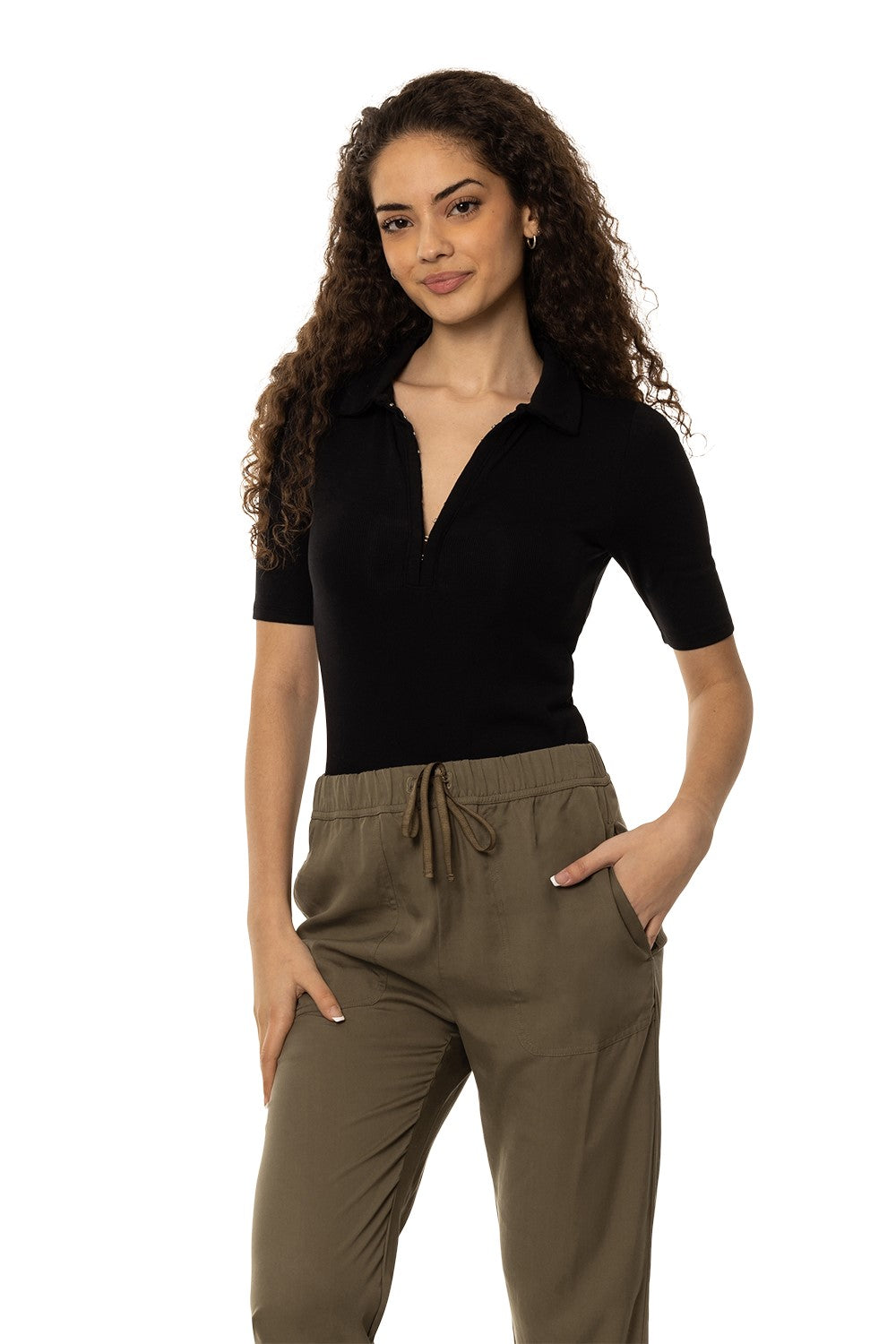 TEAMLTD Women's Ribbed Polo (Closeout)