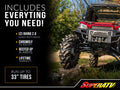 SuperATV Polaris Ranger High Clearance 2" Forward Offset A-Arms