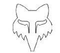 Fox Racing Fox Head Die Cut Vinyl Sticker