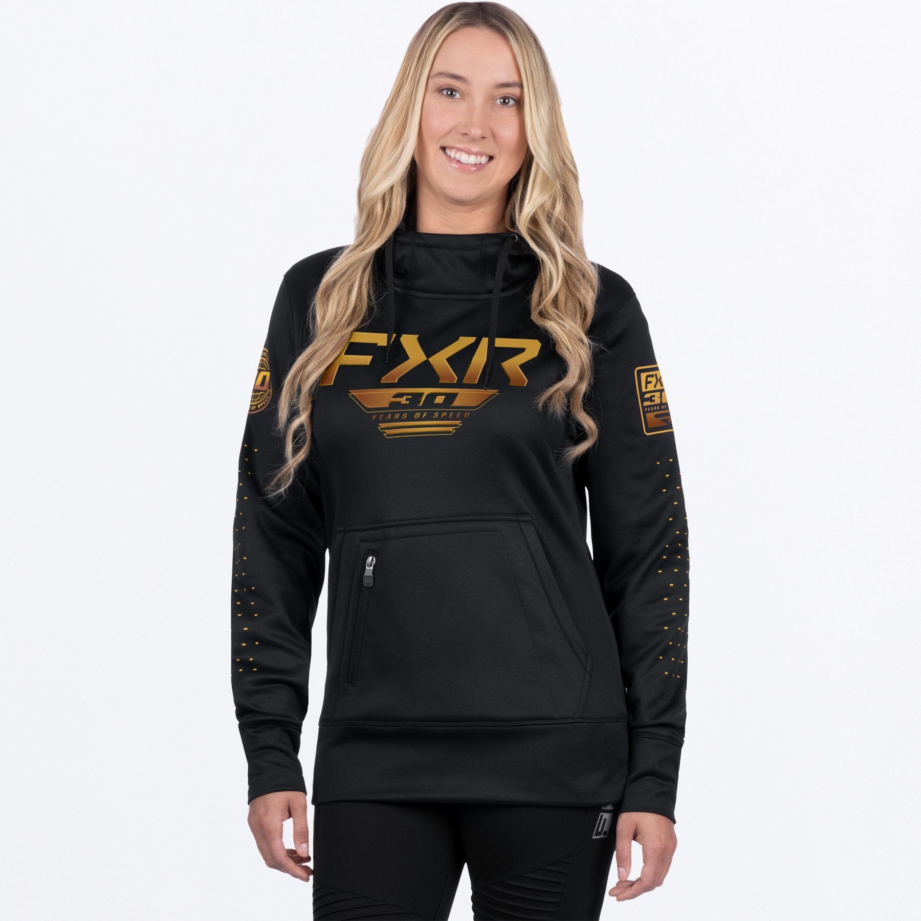 Sweat à Capuche Technique FXR pour Femme 30 Ans de Vitesse