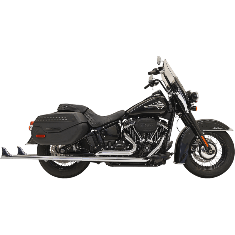 Bassani True Dual Exhaust With Fishtail Mufflers