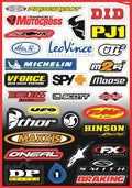Kit d'autocollants Factory Effex Sponsor Kit B