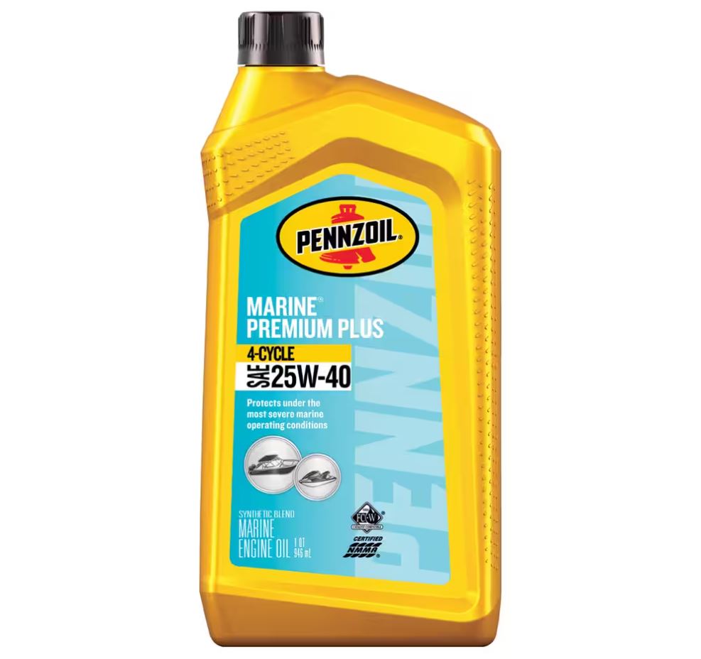Huile moteur Pennzoil Marine Premium Plus 25W40