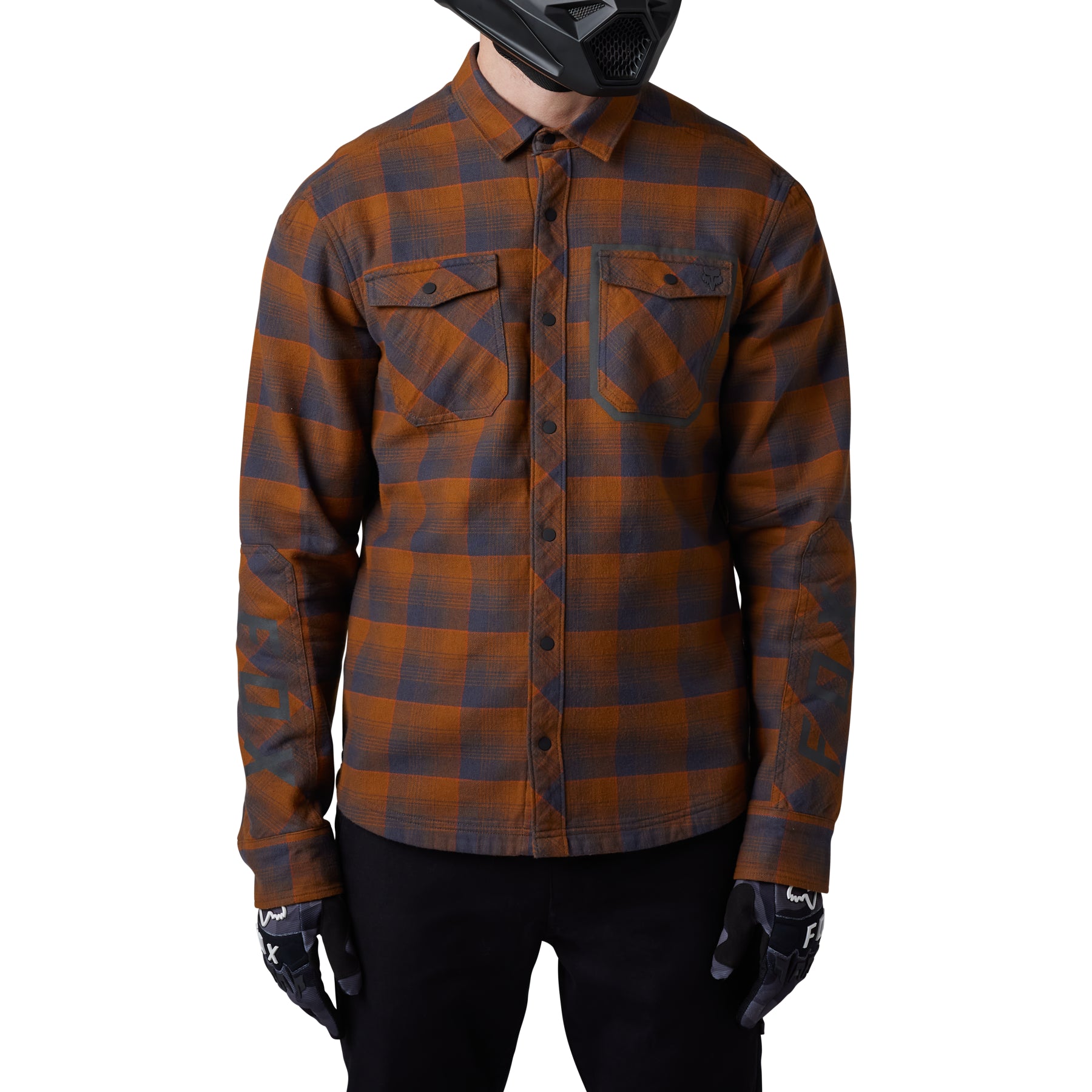 Chemise à carreaux coupe-vent Fox Racing Defend Drive