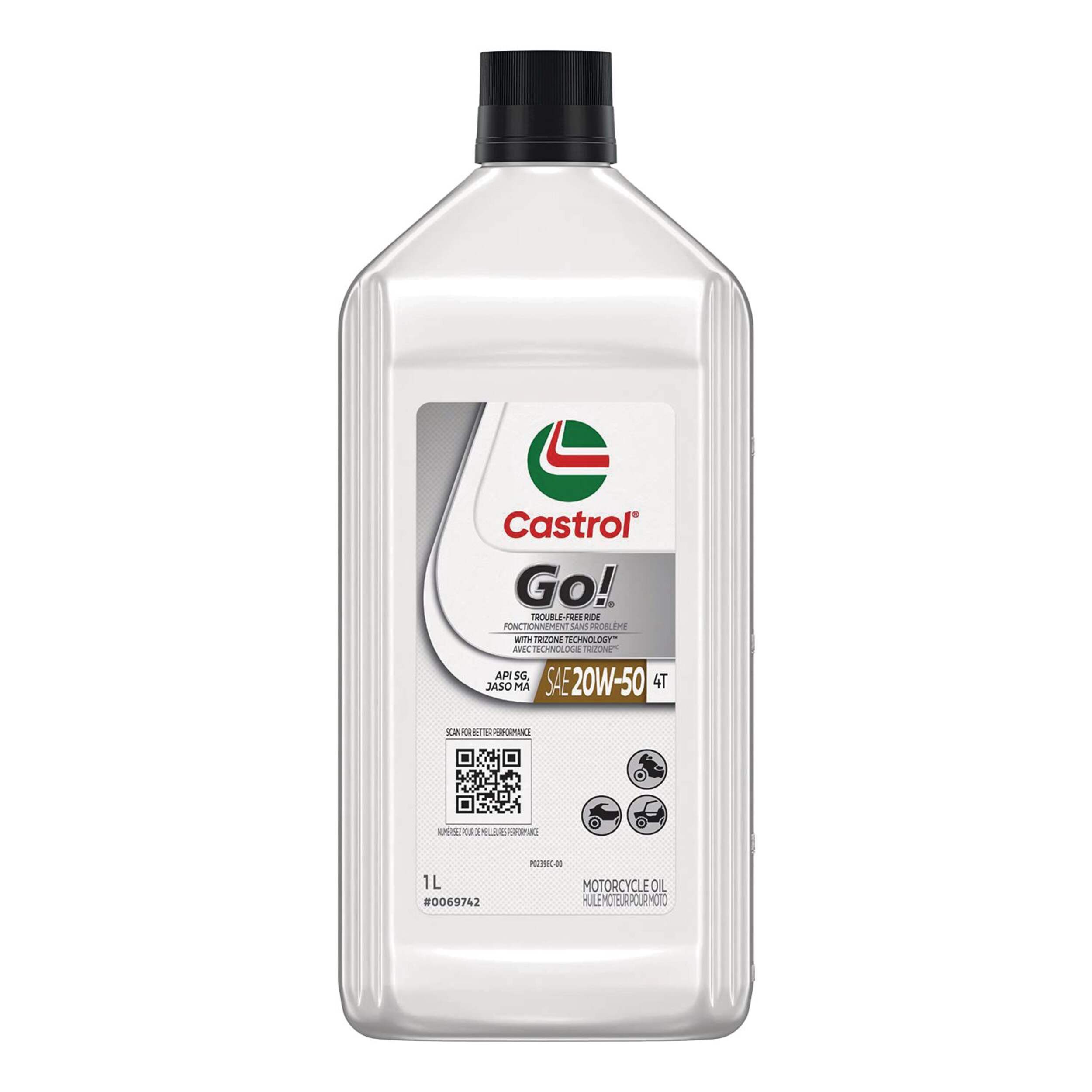 Huile moteur 4 temps Castrol Go!