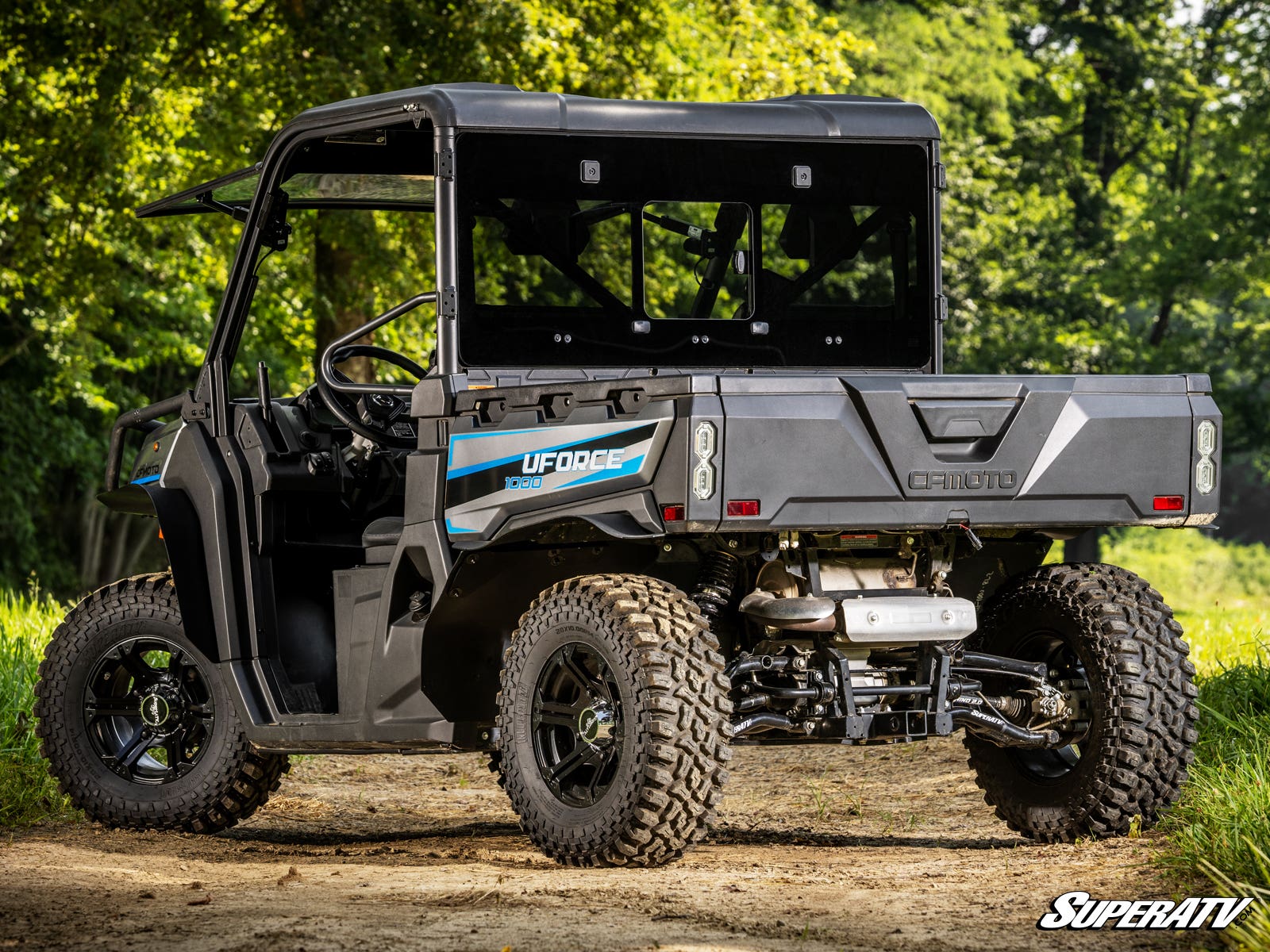 SuperATV Glass Sliding Rear UTV Windshield