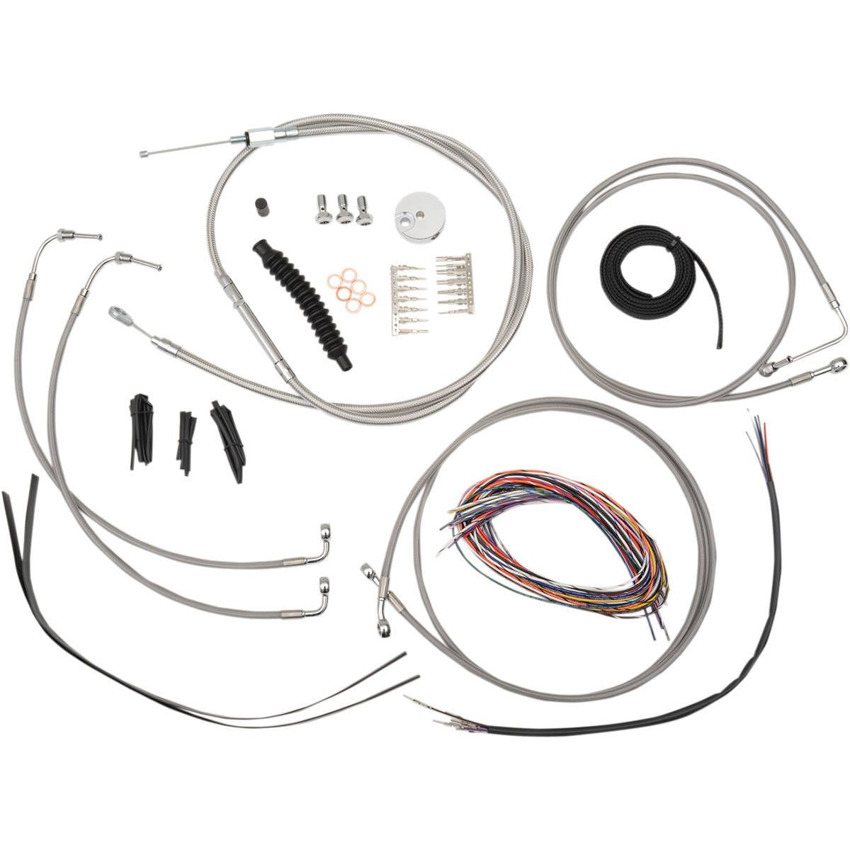 Kit complet de câbles de guidon LA Choppers