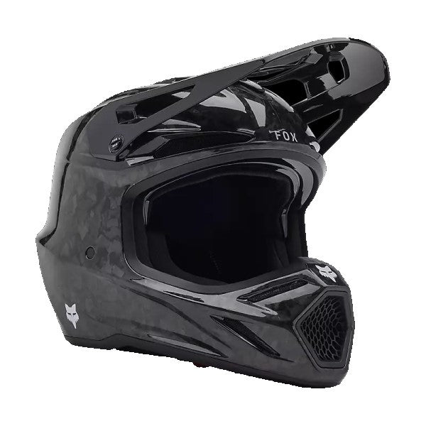 Fox Racing V3 RS Carbon Solid MX Helmet