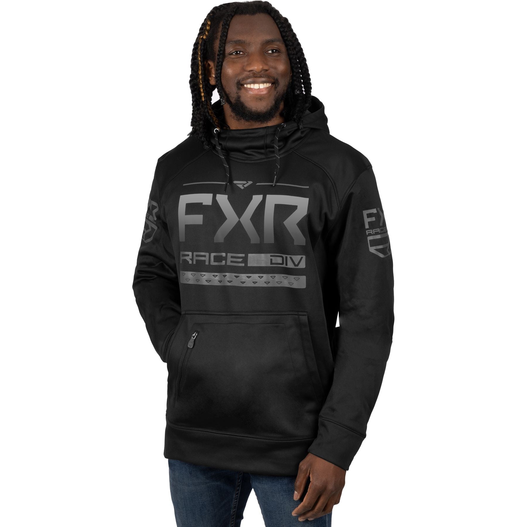 Sweat à capuche technique unisexe FXR Race Division