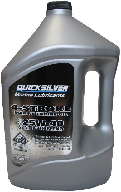 Quicksilver 4 Cycle Oil 25W40 Synthetic Blend