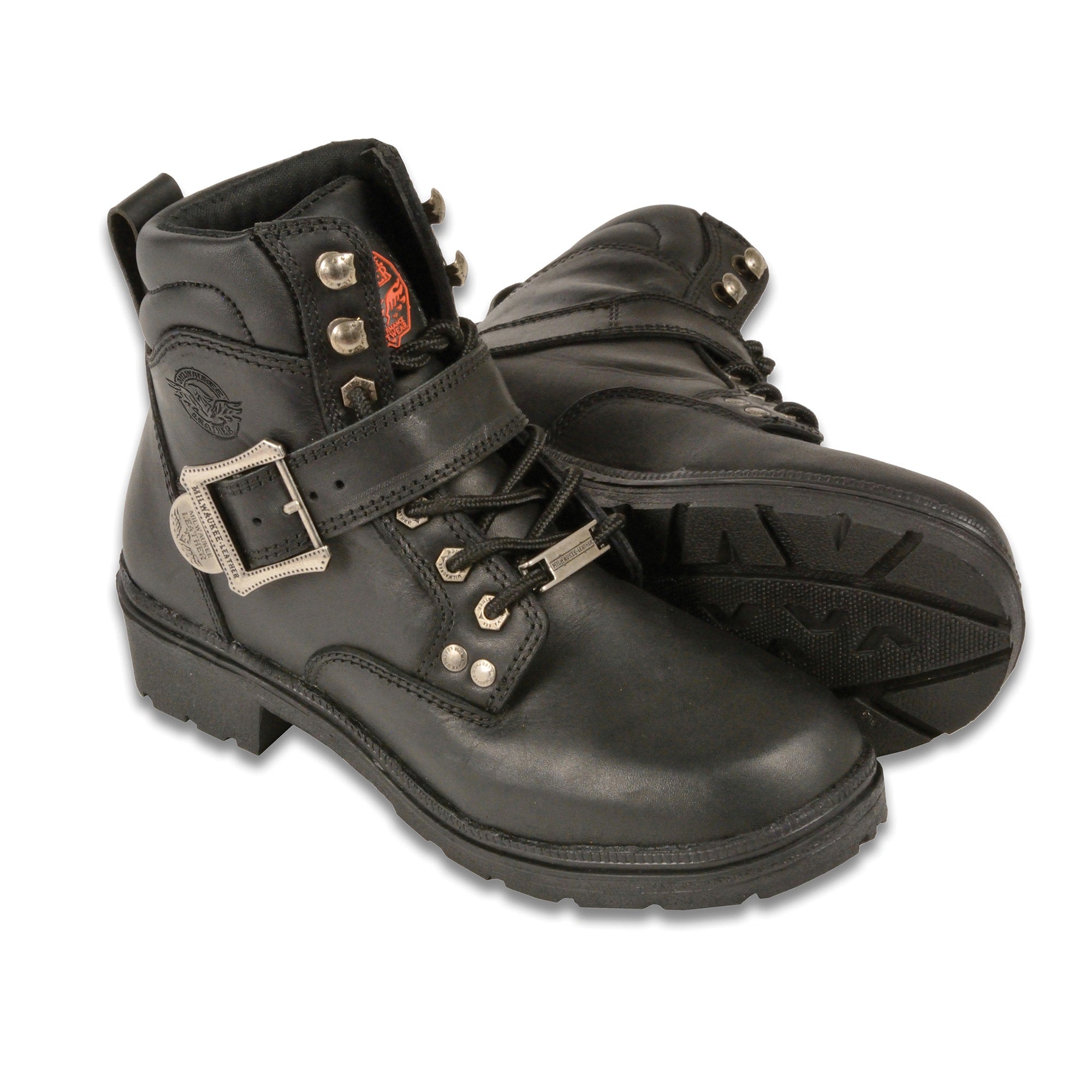 Milwaukee Women's Side Buckle Plain Toe Boot (Closeout)