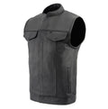Gilet de moto Milwaukee avec fermeture éclair et boutons-pression (liquidation)