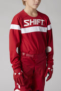Maillot Haut de gamme Jeunesse Shift Racing White Label (Liquidation)