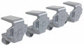 Dispositif de réglage de garde-boue pour rail de ponton Taylor Made (paquet de 4)