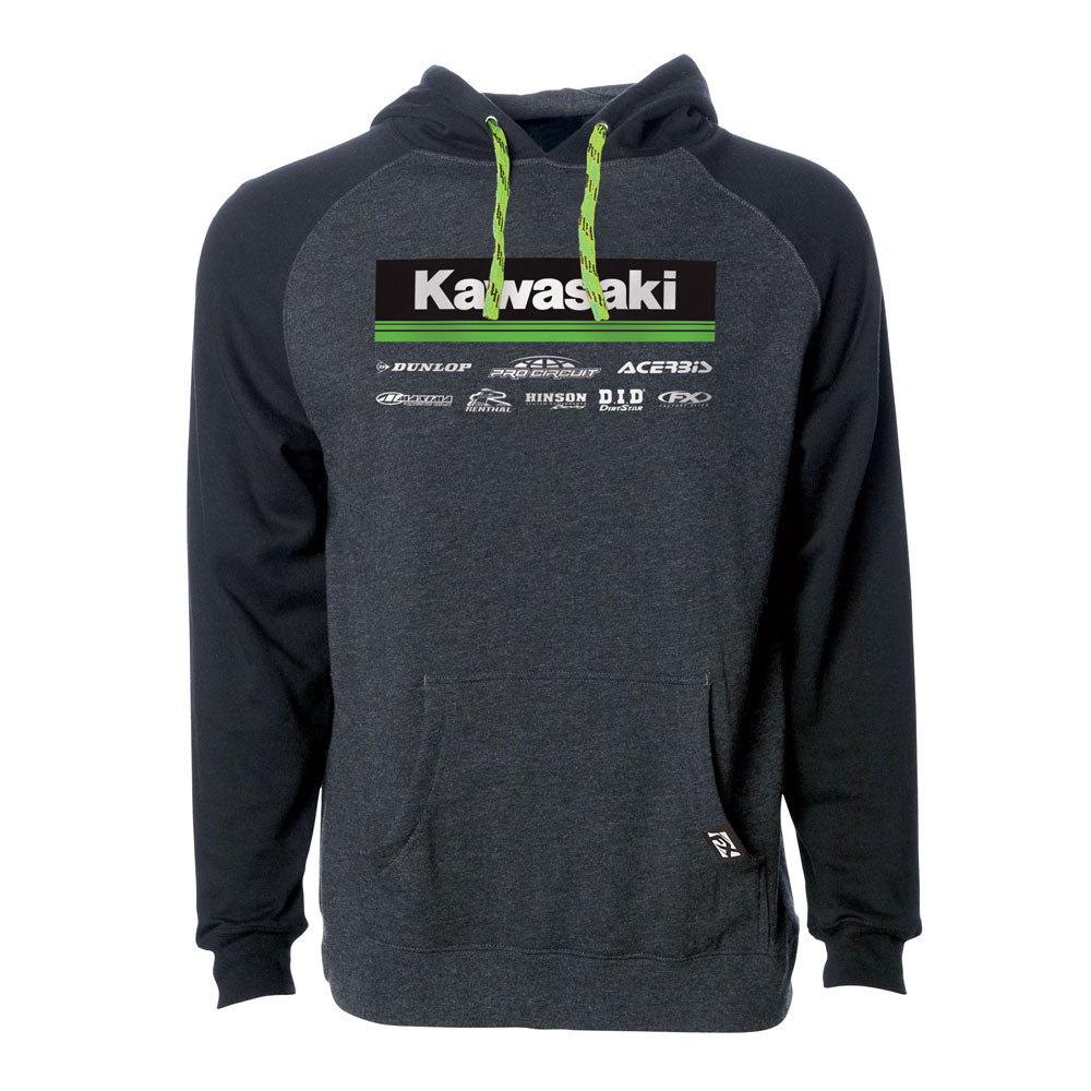 Sweat à capuche Factory Effex Kawasaki Racewear Edition