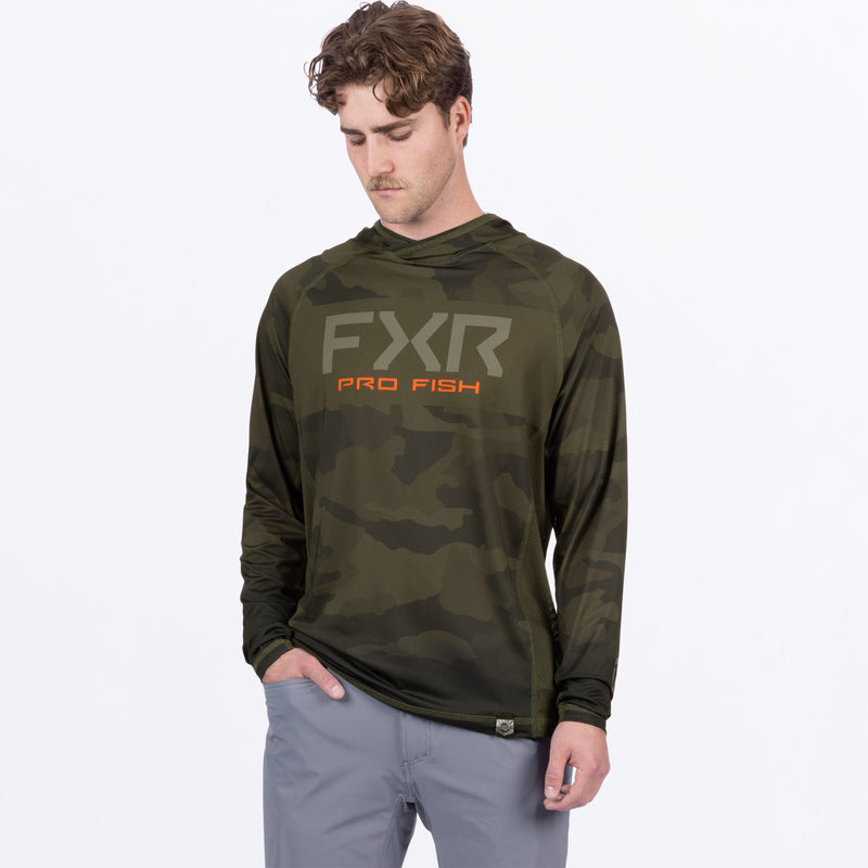 FXR Derby Camo Air UPF Hoodie