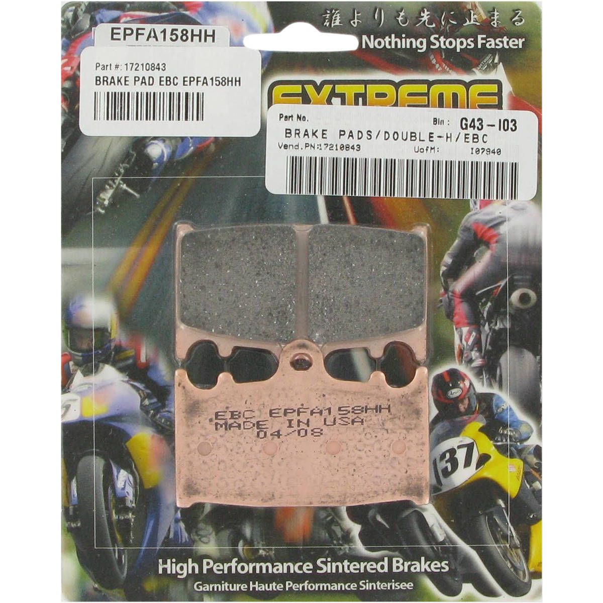 EBC EPFA Extreme Pro Sintered Brake Pads