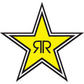 Factory Effex Die-Cut 12x4" Rockstar Star Logo Sticker
