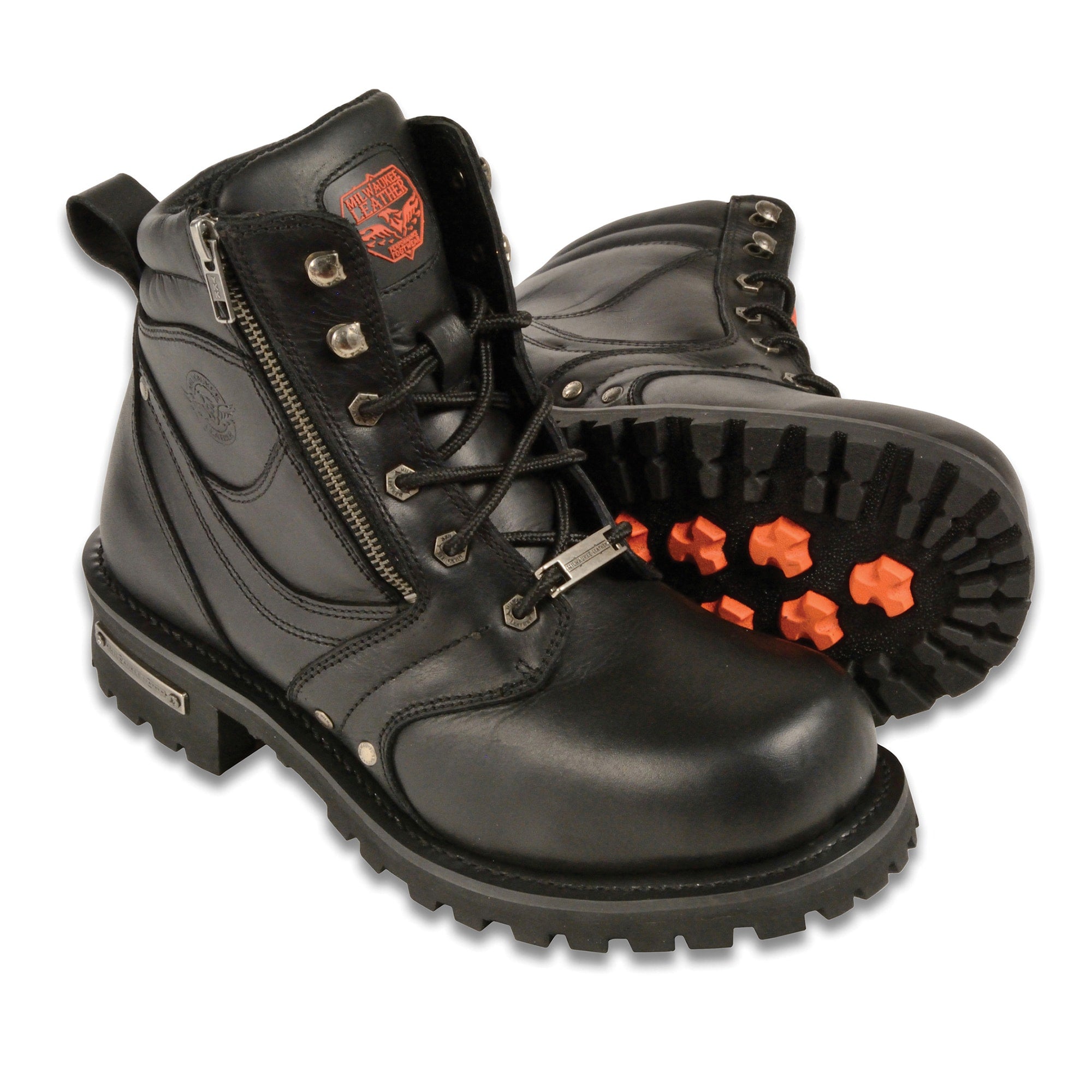 Bottes Milwaukee 6" à bout uni et fermeture éclair latérale (Liquidation)