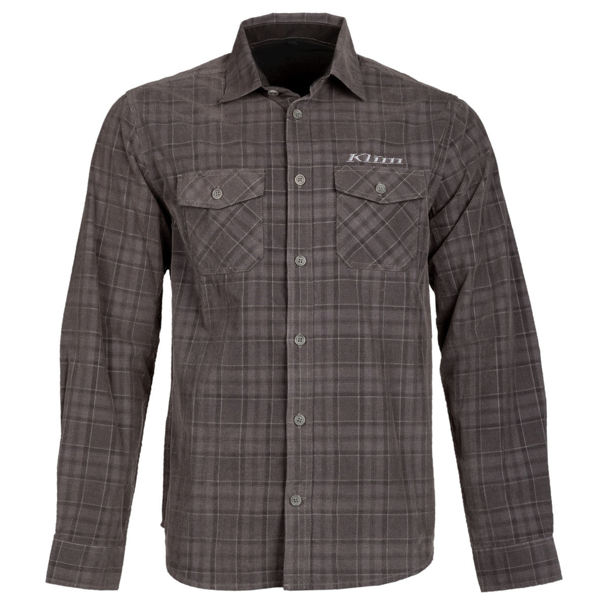 Klim Chemise en flanelle côtelée