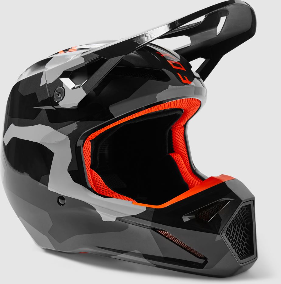 Casque Fox Racing V1 Bnkr (Liquidation)