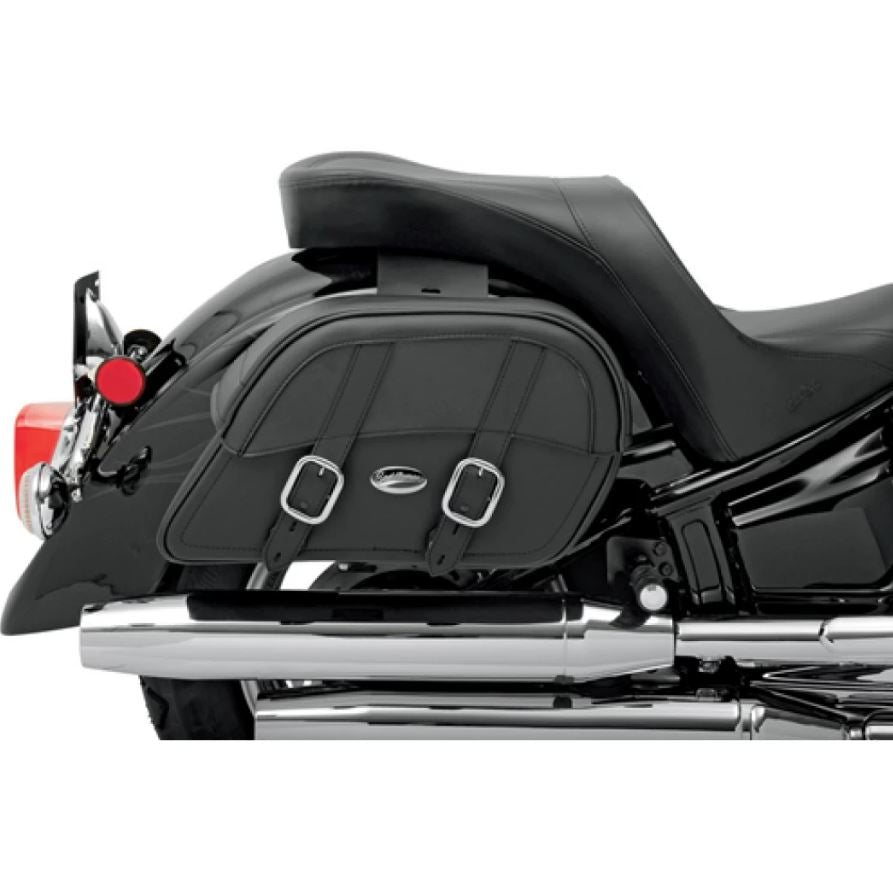 Sacs cavaliers inclinés Saddlemen Express Drifter pour motos, ajustement personnalisé