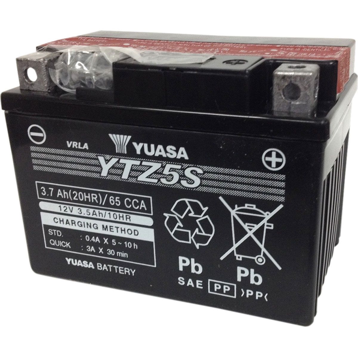 Batterie Yuasa YTZ activée en usine